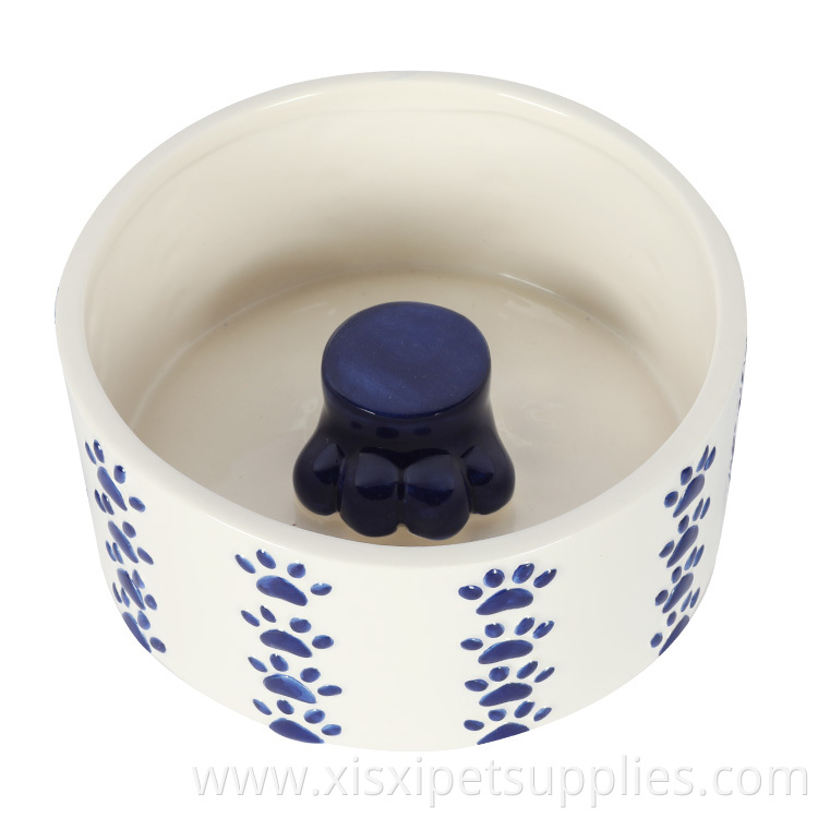 Pet Supplier Customizable Fashion Pet Ceramic Dog Bowl